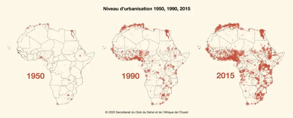 Comprendre la géographie urbaine de l’Afrique : une priorité pour le continent. © DR