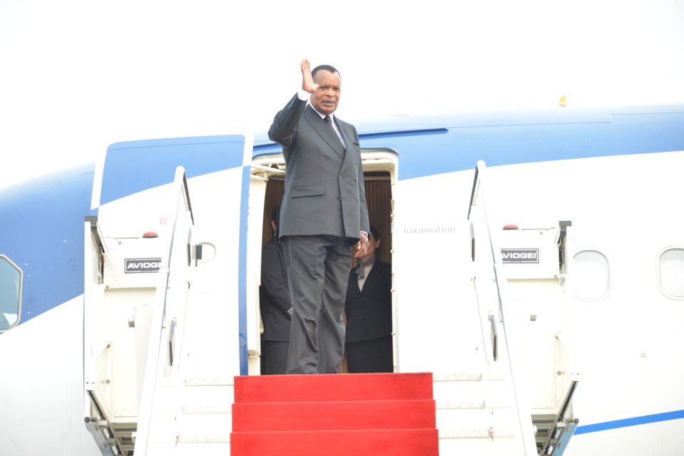 Départ de Sassou N'Guesso pour Addis Abeba