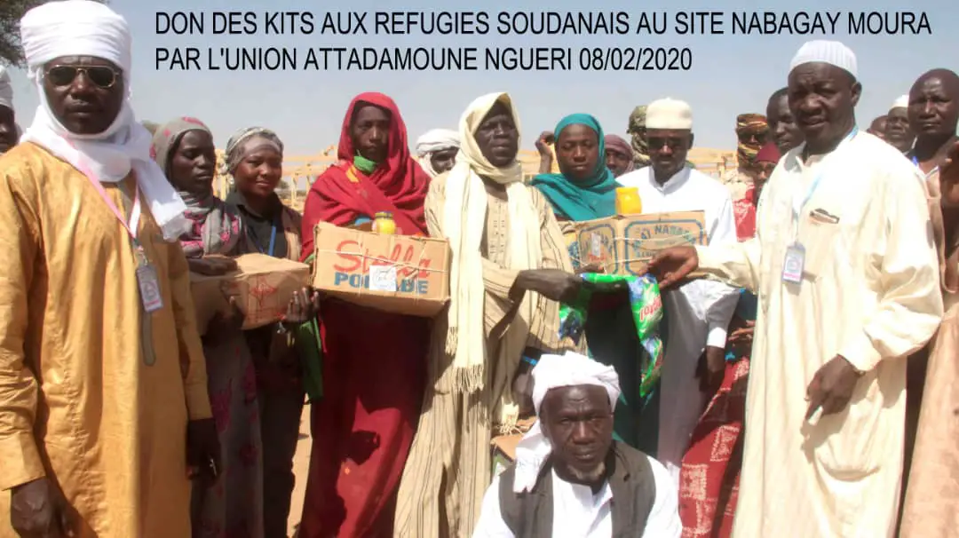 Tchad : des dons citoyens pour soutenir les réfugiés soudanais à l'Est. © DR/Alwihda Info
