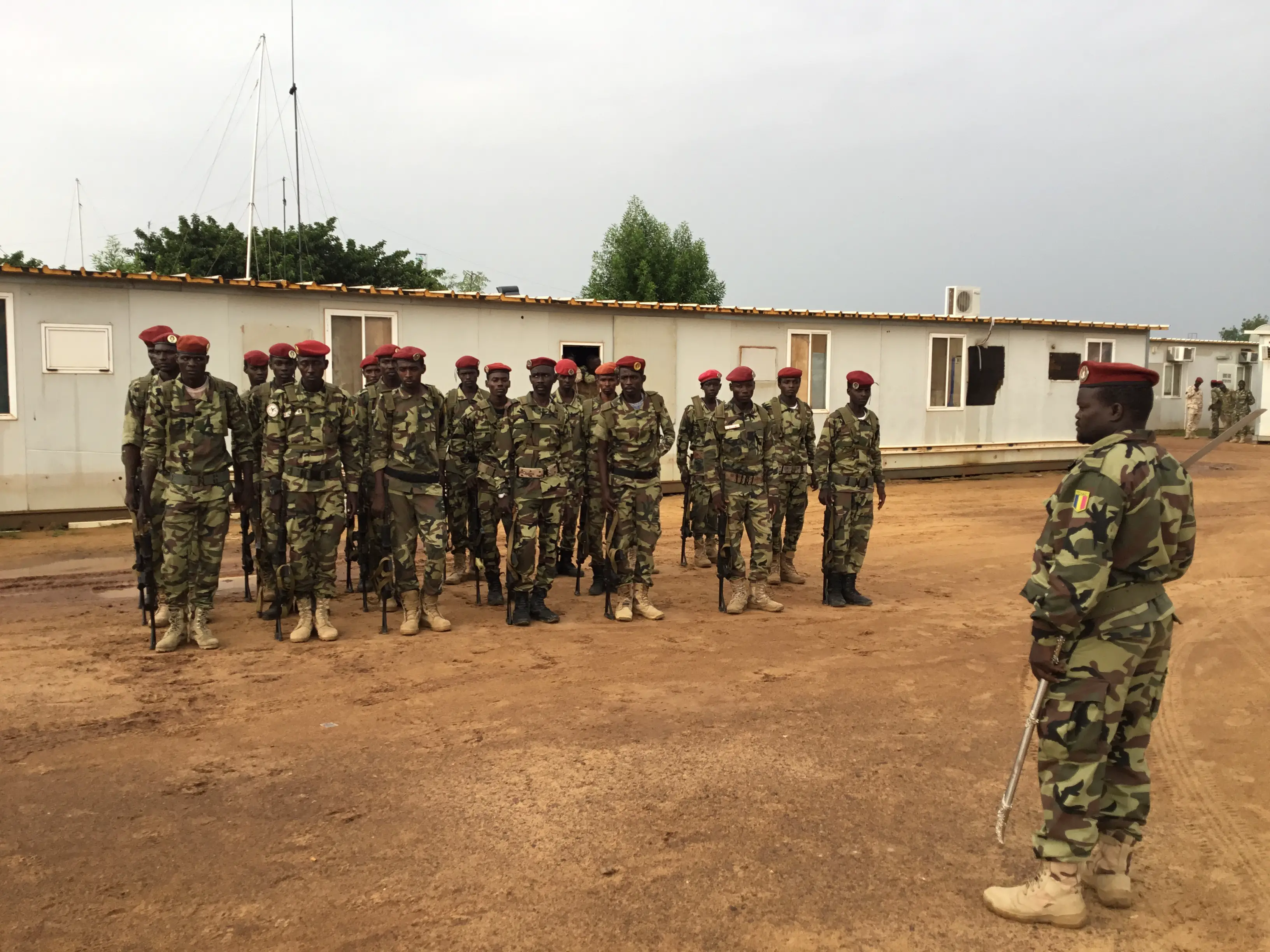 Des soldats tchadiens lors d'une cérémonie. Illustration. © D.W/Alwihda Info