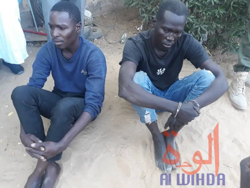 Tchad : les meurtriers de Mopi Célestine incarcérés à Amsinene. © Djimet Wiche/Alwihda Info