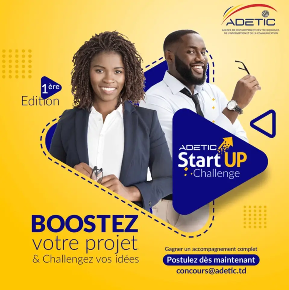 Tchad : l'ADETIC lance un Start UP Challenge en faveur des jeunes. © ADETIC