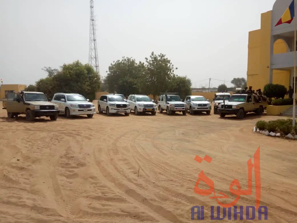 Tchad : intenses préparatifs et sécurité renforcée à Bongor pour la visite de Déby. © Golmen Ali/Alwihda Info