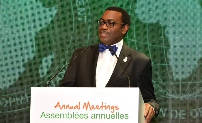 Le président de la Banque africaine de développement, Akinwumi Adesina. © DR
