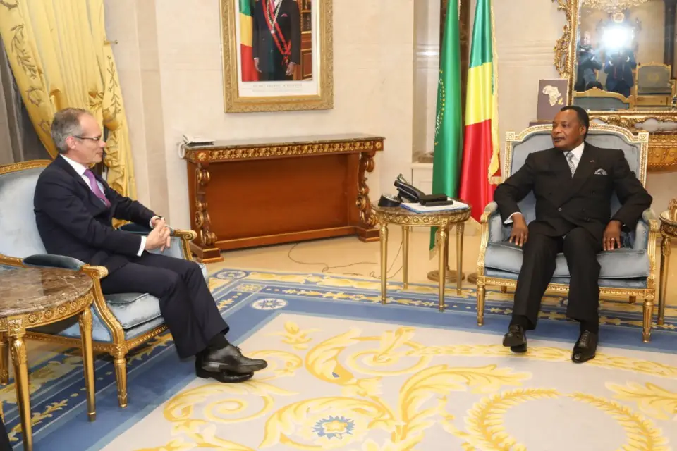 Denis Sassou N'Guesso et Nicolas Terrez