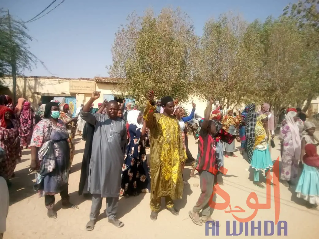 Tchad : manifestation de la famille Ourada et la population à Abéché.
