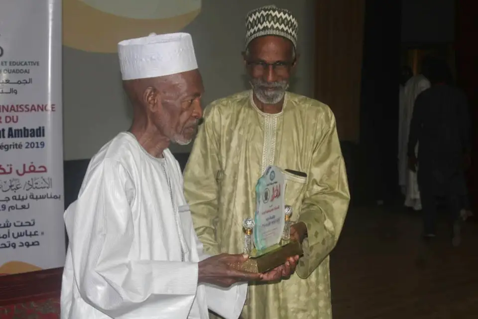 Tchad : le prix de l'intégrité décerné à Abbas Mahamat Ambadi. © Abakar Chérif Hamid/Alwihda Info
