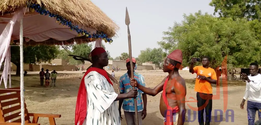 Tchad : à Laï, un nouveau chef au grand quartier autochtone Taba. © Éric Guedi/Alwihda Info