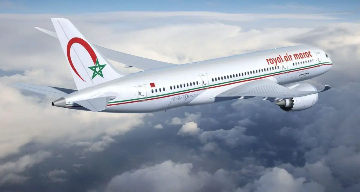 Un avion de la Royal Air Maroc. Illustration. © DR
