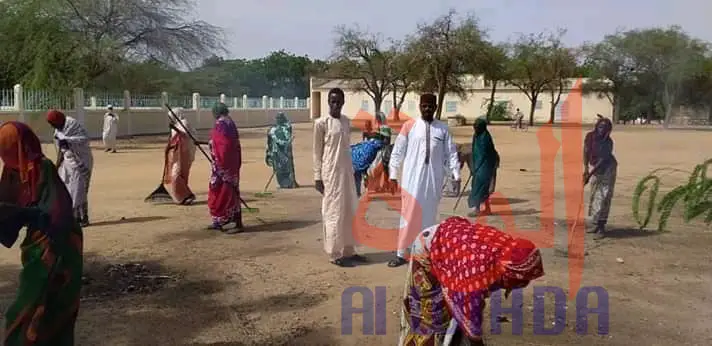 Tchad : un coup de balai dans la ville d'Ati. © Hassan Djidda/Alwihda Info