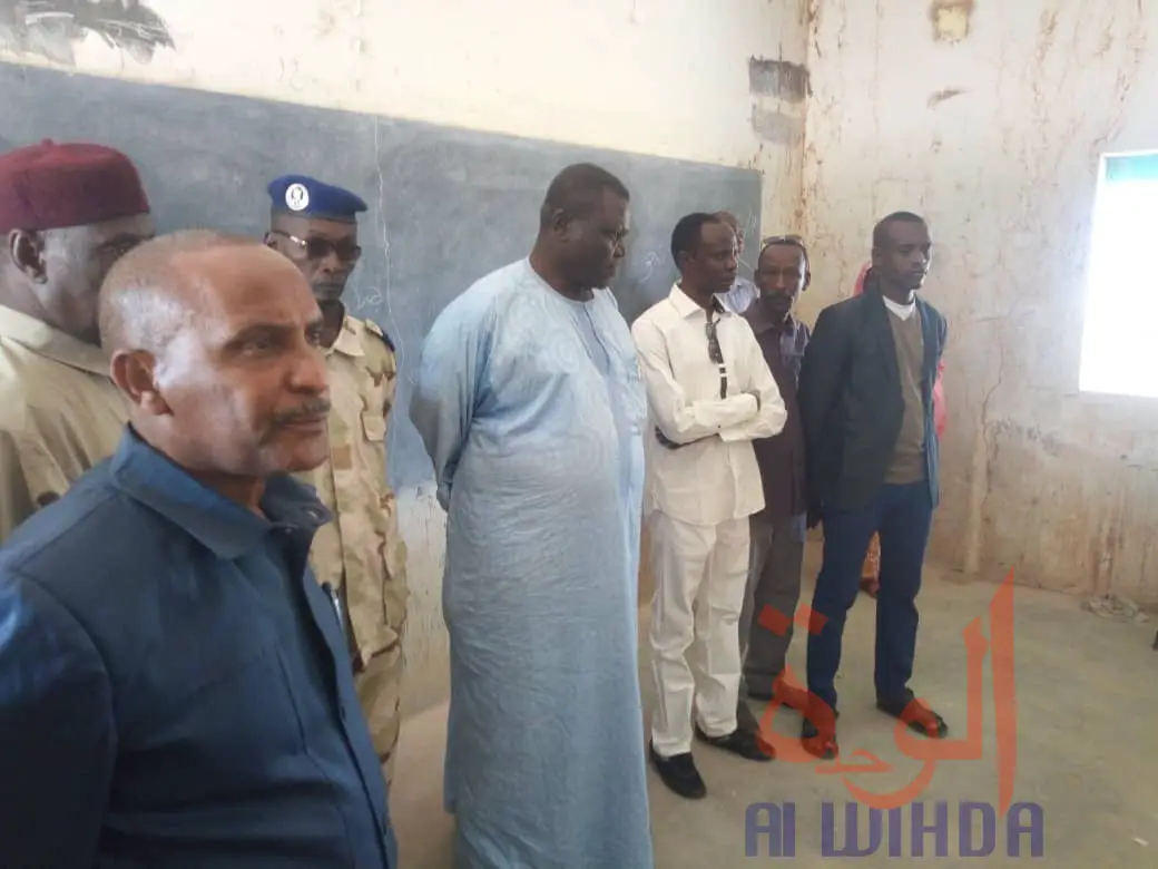 Tchad : le gouverneur du Sila en tournée dans les établissements. © Mahamat Issa Gadaya/Alwihda Info