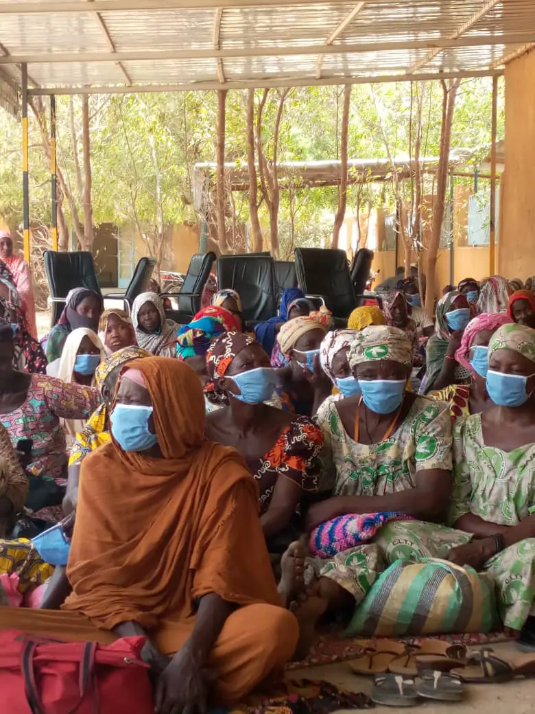 Tchad - coronavirus : les femmes à l'avant-garde de la sensibilisation. © Abakar Chérif/Alwihda Info