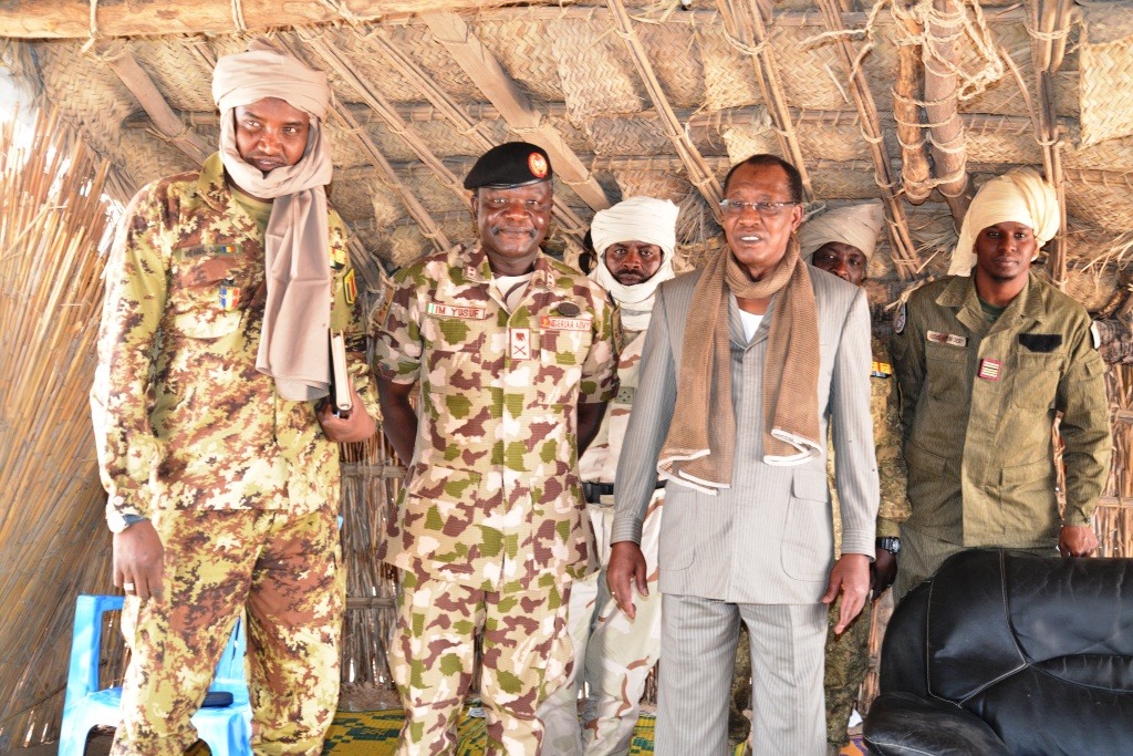 Déby : "Je suis décidé à briser Boko Haram en lui infligeant une raclée jamais égalée". © PR