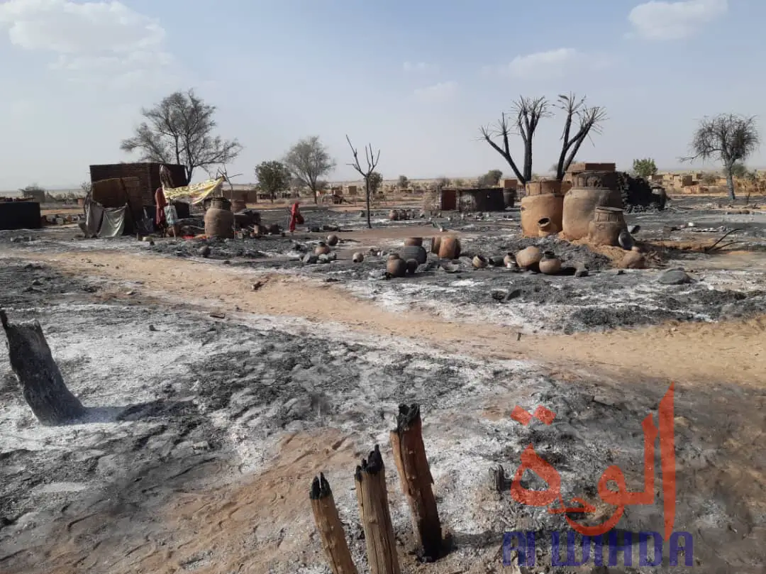Tchad : un incendie ravage 417 cases dans un village à l'Est. © Alwihda Info