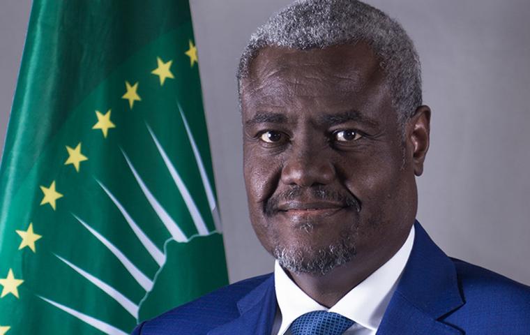 Le président de la commission de l'Union africaine, Moussa Faki Mahamat. © DR/UA