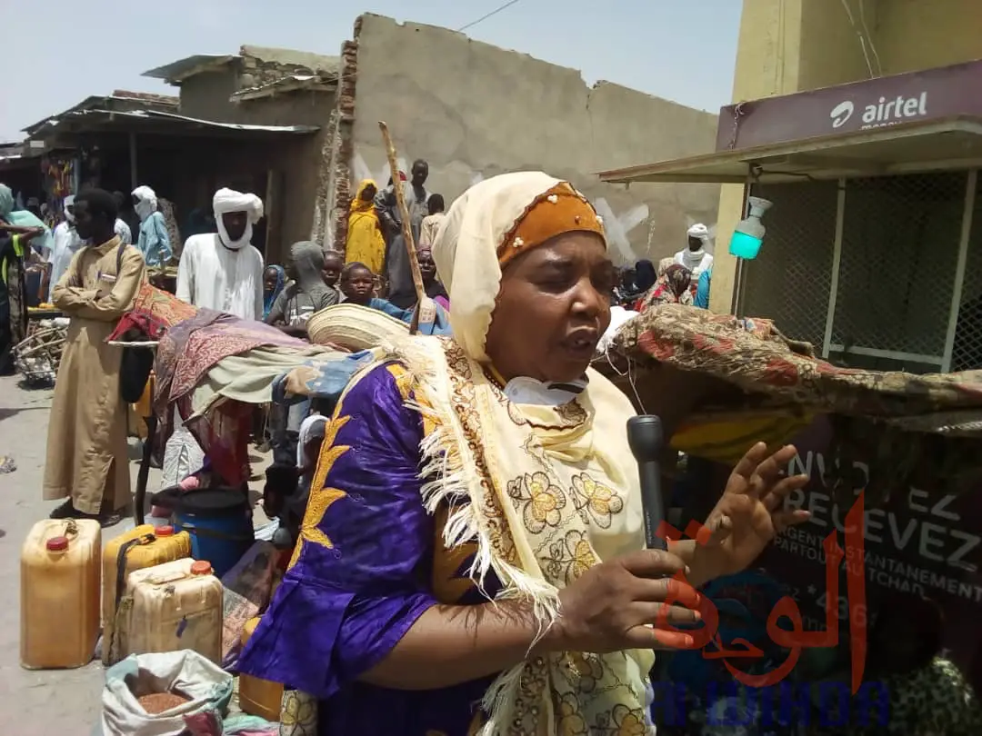 Tchad / Covid-19 : descente du gouverneur de Hadjer Lamis au marché de Massakory