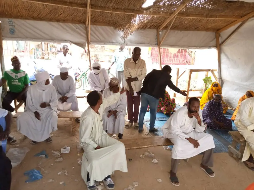 Tchad - Covid-19 : les réfugiés du site de Gaoui ne sont pas oubliés. © Kelvin Mendig-lembaye Djetoyo/Alwihda Info