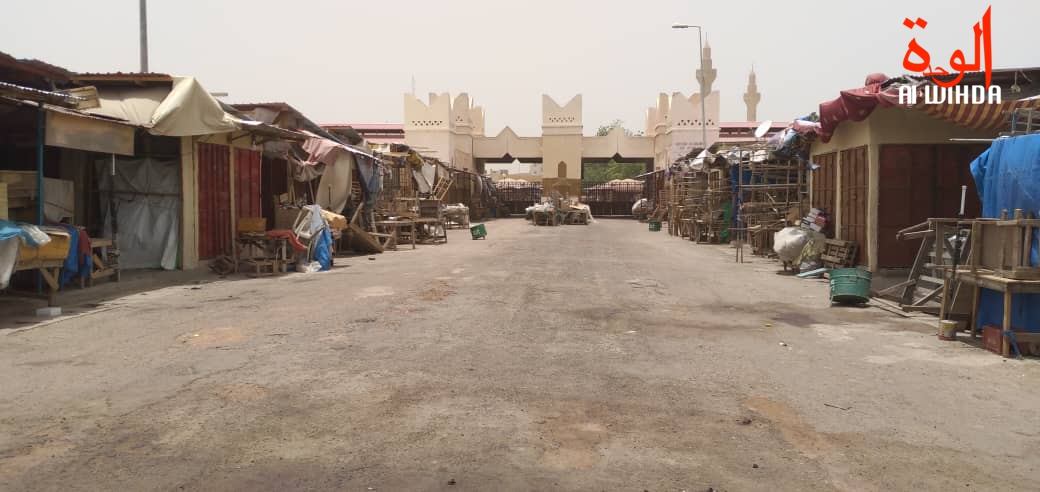 Le grand marché de N'Djamena, au Tchad. © Kelvin Mendig-lembaye Djetoyo/Djibrine Haïdar/Alwihda Info