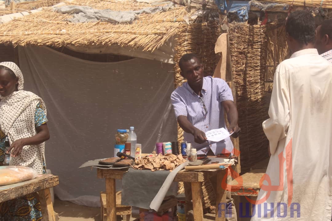 Tchad - Covid-19 : des jeunes déterminés au cœur de la sensibilisation. © Djibrine Haïdar/Alwihda Info