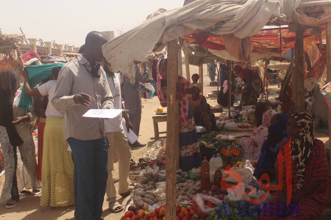 Tchad - Covid-19 : des jeunes déterminés au cœur de la sensibilisation. © Djibrine Haïdar/Alwihda Info