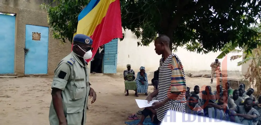 Tchad : 51 détenus libérés de la maison d'arrêt de Laï. © Eric Guedi/Alwihda Info