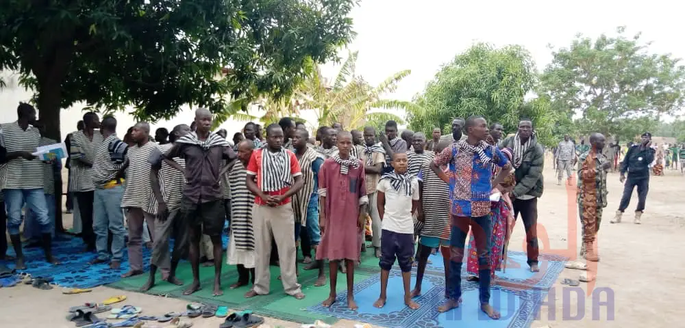 Tchad : 51 détenus libérés de la maison d'arrêt de Laï. © Eric Guedi/Alwihda Info