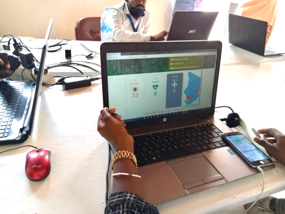 Une plateforme contre le Covid-19 voit le jour au Tchad. © Kelvin Mendig-lembaye Djetoyo/Alwihda Info Une plateforme contre le Covid-19 voit le jour au Tchad. © Kelvin Mendig-lembaye Djetoyo/Alwihda Info