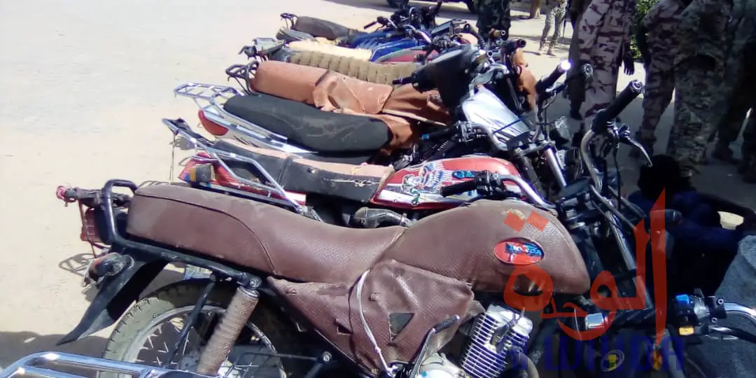 Tchad : la gendarmerie met la main sur des voleurs de motos et trafiquants. © Mahamat Abdramane Ali Kitire/Alwihda Info
