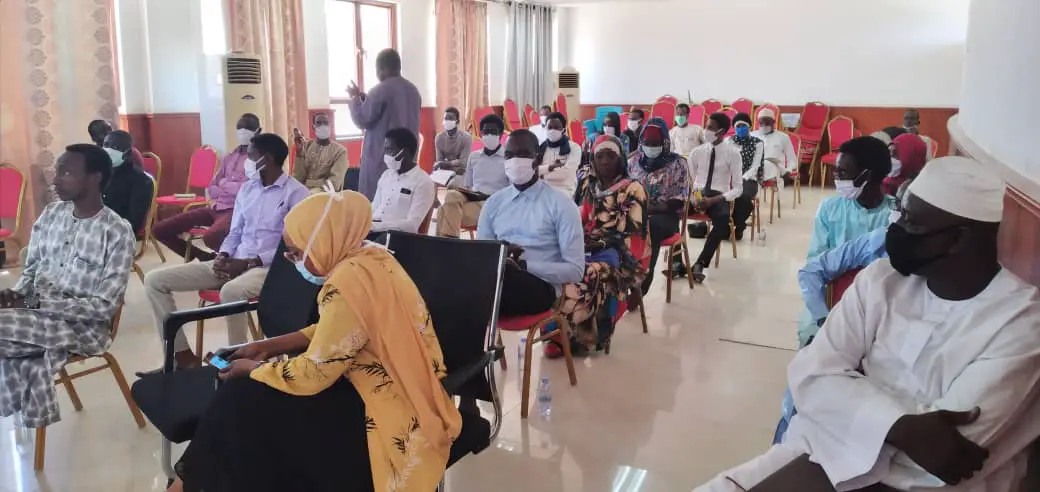 Tchad : les jeunes se forment pour mieux sensibiliser sur le coronavirus. © Djibrine Haïdar/Alwihda Info