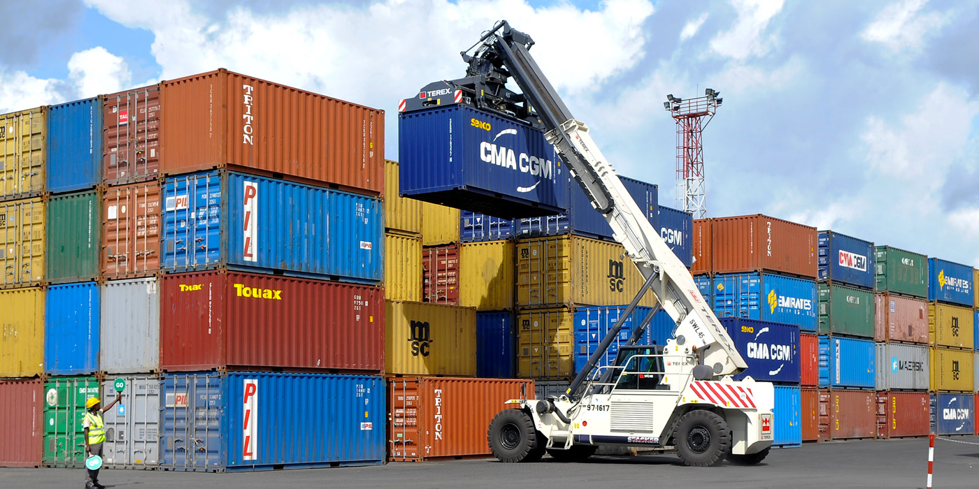 Un port sec en Afrique opéré par Bolloré. Illustration. © Bolloré Ports