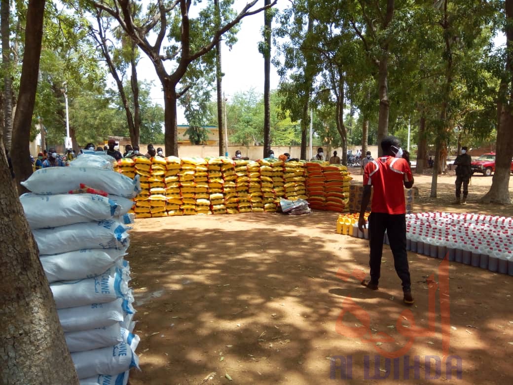 Tchad : à Moundou, une aide alimentaire de près de 10 millions Fcfa réceptionnée. © Golmen Ali/Alwihda Info
