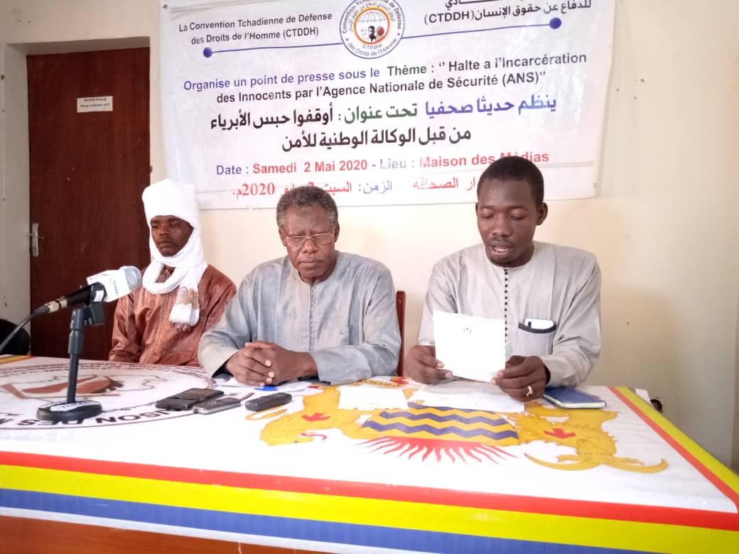 Tchad : La CTDDH dit halte à l'incarcération d'innocents par l'Agence Nationale de Sécurité (ANS). © Kelvin Mendig-lembaye Djetoyo/Alwihda Info