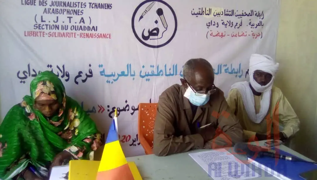 Tchad : au Ouaddaï, les journalistes arabophones mobilisés face au Covid-19. © Abba Issa/Alwihda Info