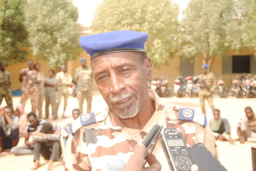 Le porte-parole de la gendarmerie, Abakar Abdramane Haggar.