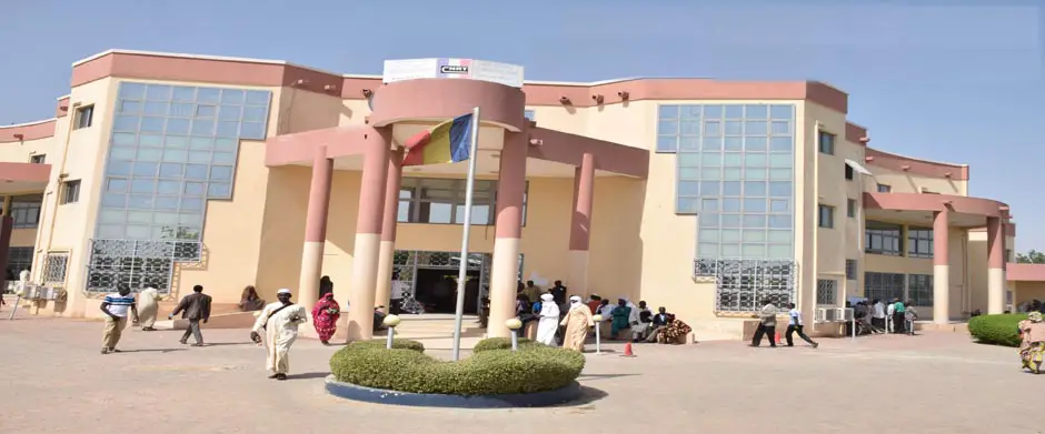 Le siège de la Caisse nationale des retraites du Tchad à N'Djamena. © DR