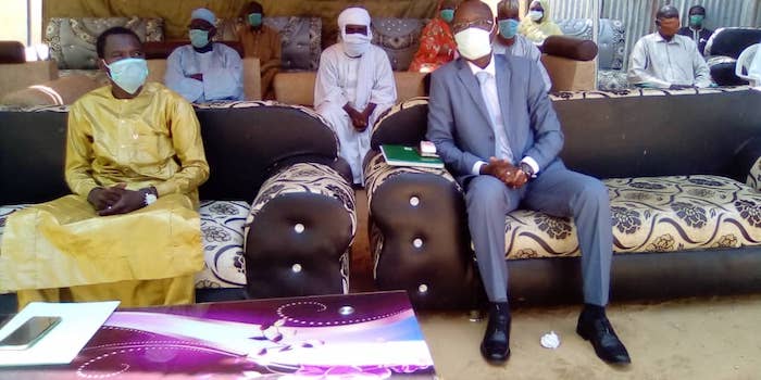 Tchad - Covid-19 : des dons humanitaires d'urgence remis à trois ministères. © Mahamat Abdramane Ali Kitire/Alwihda Info