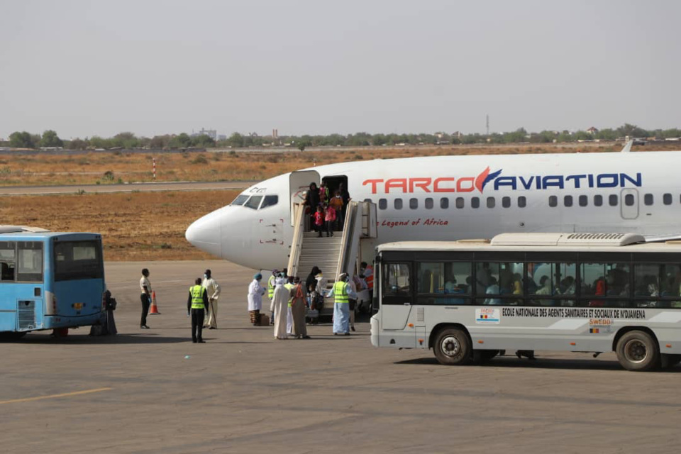 Covid-19 : Le Tchad rapatrie 113 ressortissants du Soudan. © DR/Twitter Chérif Mahamat Zene