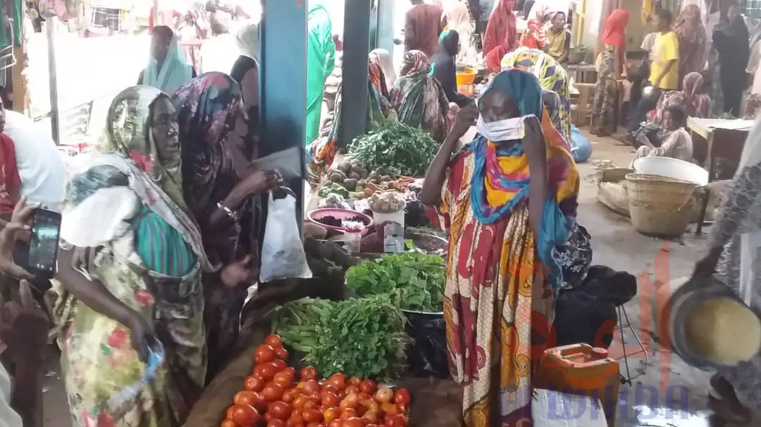 Tchad : à Ati, distribution de masques dans les marchés