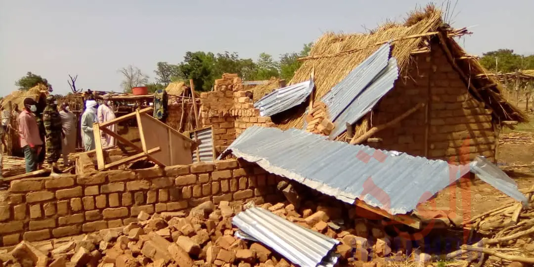 Tchad : des centaines de familles ont perdu leurs maisons dans le département de El-Ouaya. © Foka Mapagne/Alwihda Info