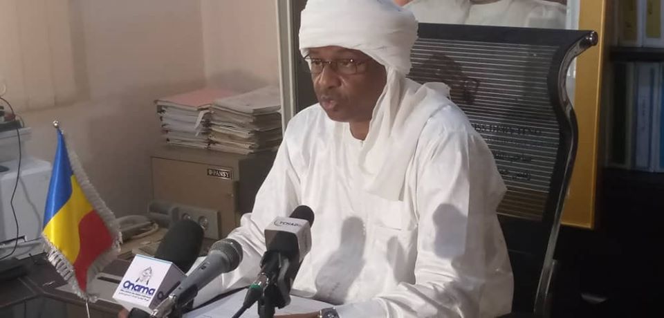 Le ministre de l’Environnement, de l’Eau et de la Pêche, Brahim Mahamat Djamaladine.