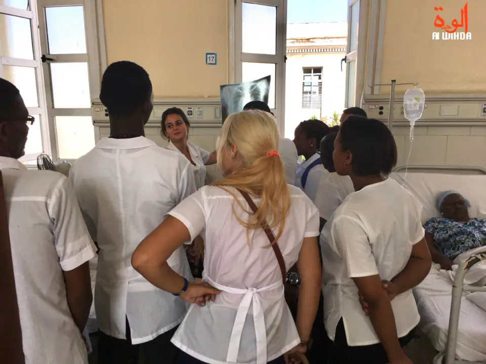 Des étudiants en cours de médecine à La Havane, Cuba. © Alwihda Info
