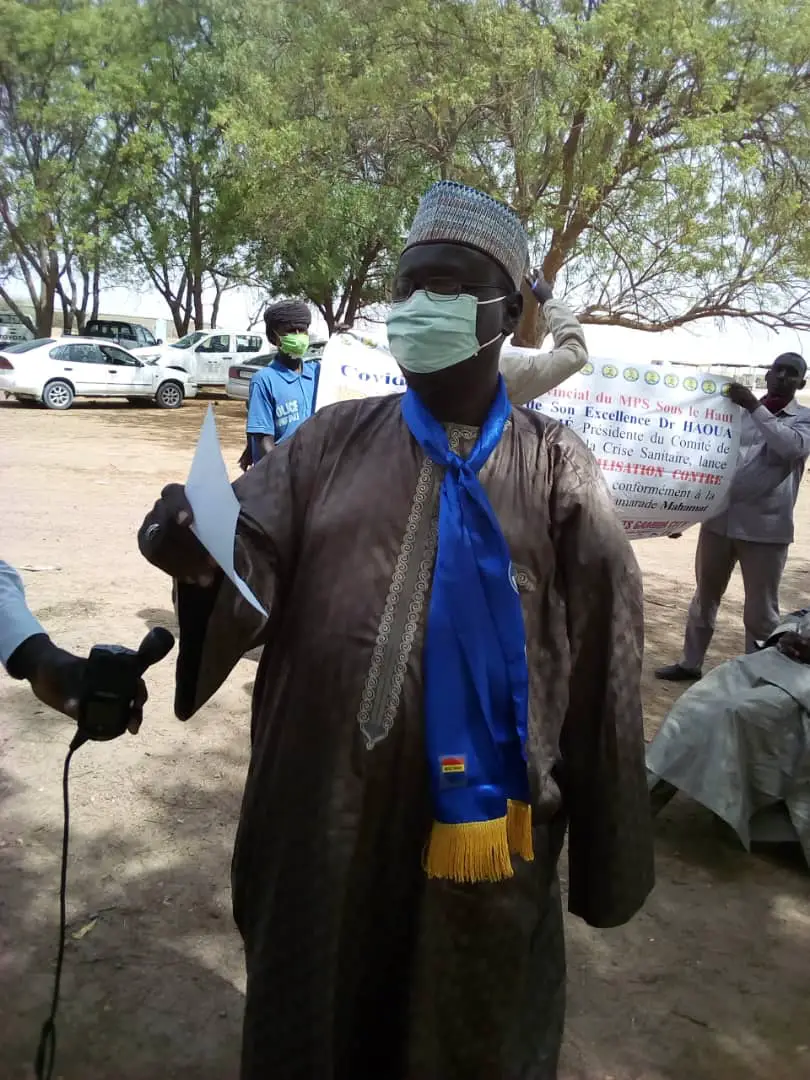 Tchad-Covid19 : Le conseil provincial du MPS de Hadjer-Lamis sensibilise la population: ©️ Mbainaissem Gédéon/Alwihda Info