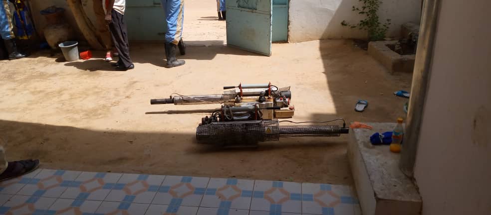 Tchad : Covid-19 et désinfection, Vitre Clair en première ligne des actions citoyennes. © Mahamat Abdramane Ali Kitire/Alwihda Infi