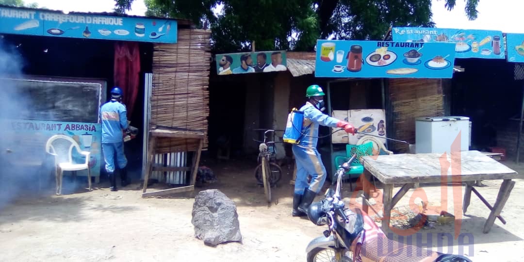 Tchad : à Koundoul, Vitre Clair procède à une grande désinfection gratuite 