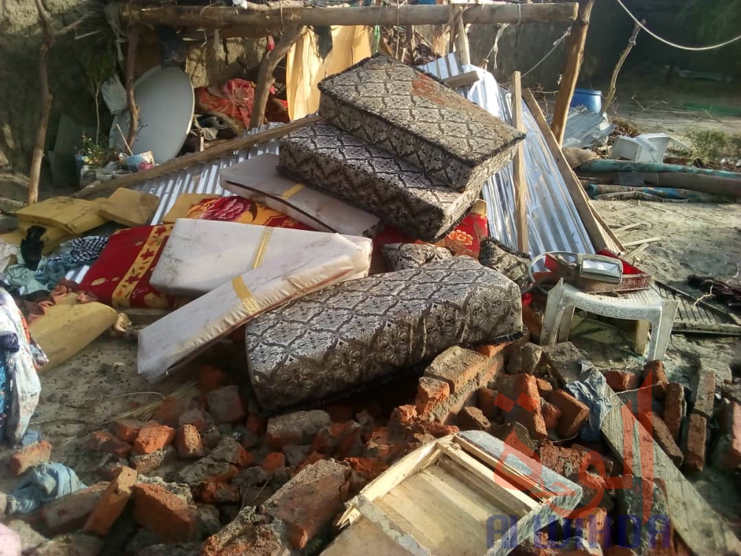 Tchad : une pluie fait 3 morts, 22 blessés et d'énormes dégâts matériels à Massakory. © Mbainaissem Gédéon Mbeïbadoum/Alwihda Info
