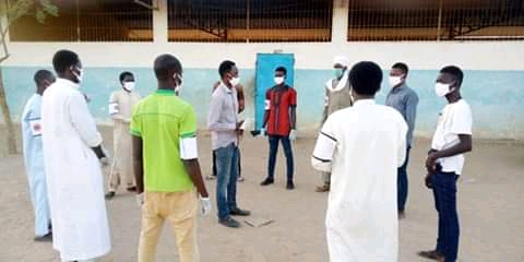 Tchad : face au Covid-19, la mobilisation des jeunes ne faiblit pas à Abéché. © Abba Issa/Alwihda Info