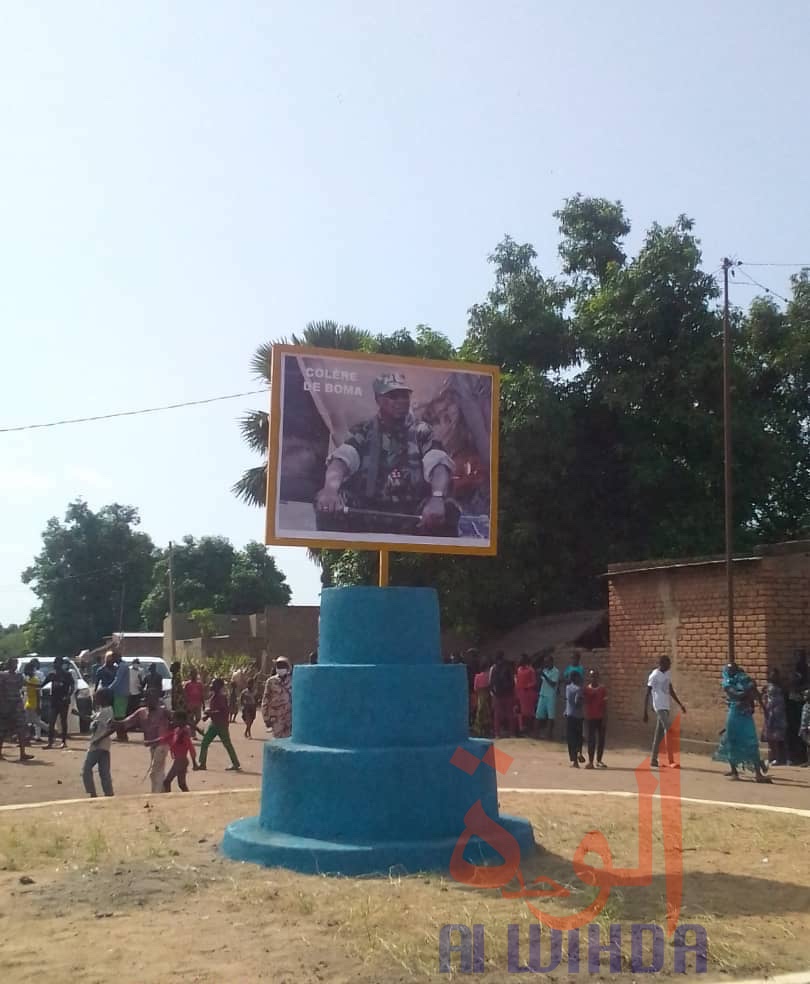 Tchad : le rond-point Colère de Boma inauguré à Doba. © Frédéric Ngardodim/Alwihda Info