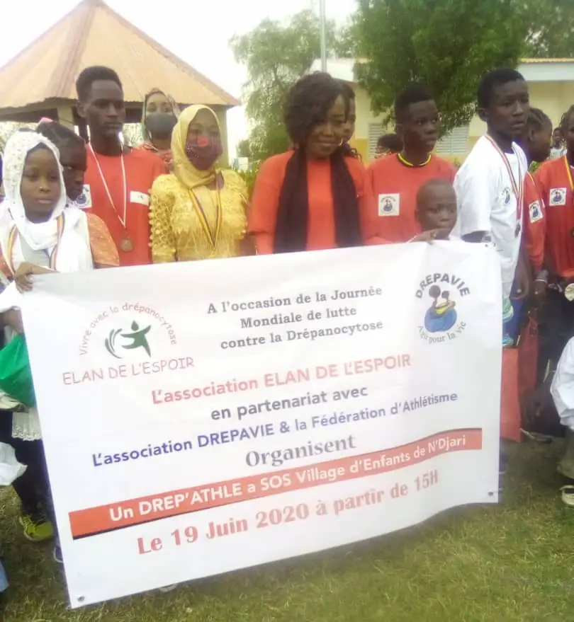 Tchad : les enfants atteints de drépanocytose à l'honneur à N'Djamena. © Aristide Djimalde/Alwihda Info