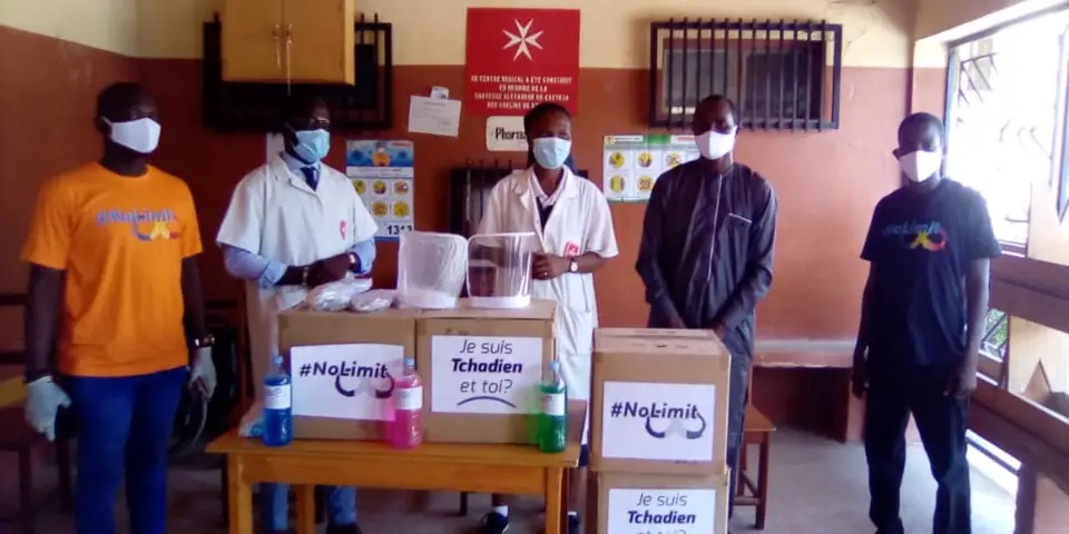 Tchad : à N'Djamena, le centre de santé d'Amtoukoui reçoit un appui. © Mahamat Abdramane Ali Kitire/Alwihda Info