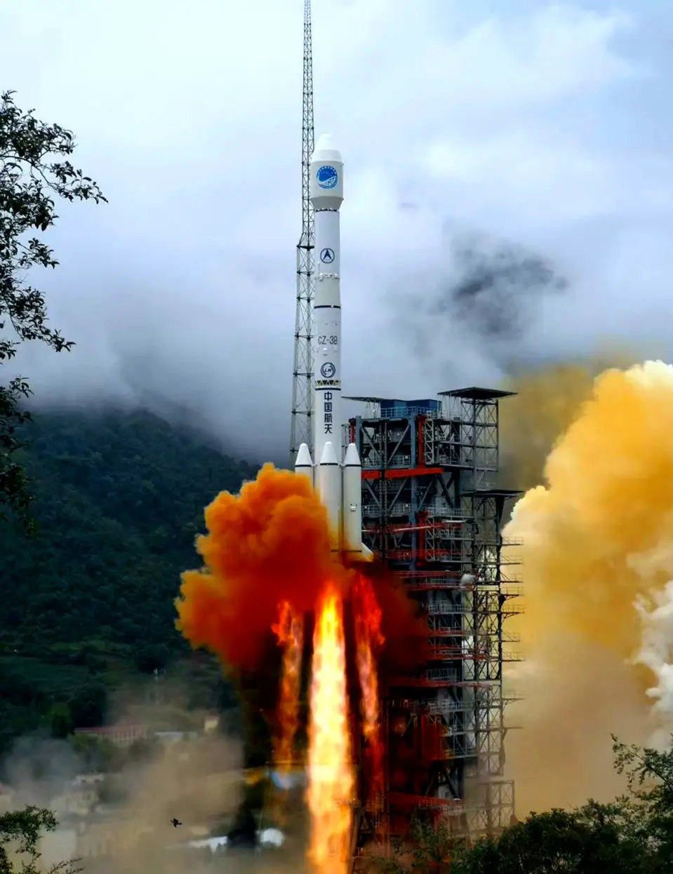 China launched the last satellite of the BeiDou Navigation Satellite System on a Long March-3B rocket from the Xichang Satellite Launch Center in Sichuan at 9:43 am on June 23. Photo by Li Jieyi/People’s Daily Online